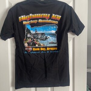 Harley-Davidson Black Graphic T-Shirt coos bay Oregon